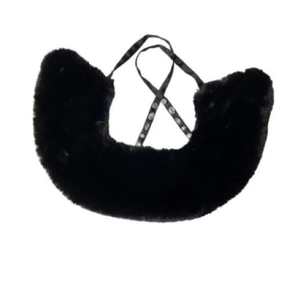 Steve Madden Black Faux Fur Collar New accessories - Picture 1 of 5